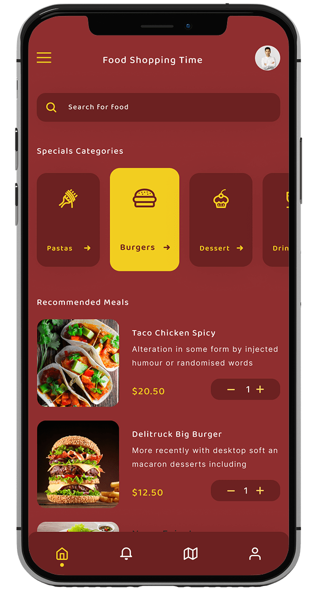 food cart mobile app